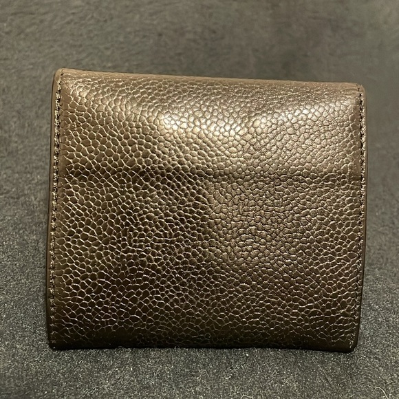 CHANEL Textured Black Leather Wallet - Picture 3 of 12